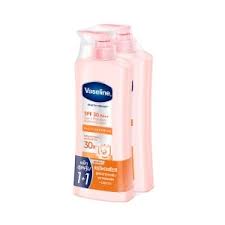 Vaseline Healthy Bright SPF30++ Body Lotion – Sun & Pollution Protection, 2 Packs x 500ml