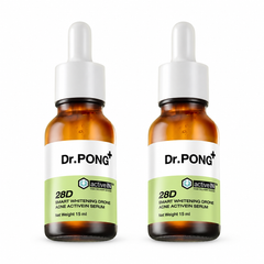 Dr.PONG activeIN 28D Smart Whitening Drone Acne Serum 15 ml – 2 Bottles on white background