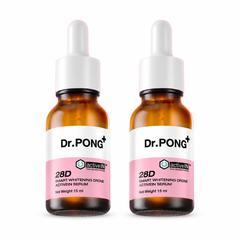 Dr.PONG activeIN 28D Smart Whitening Drone Serum 15 ml – 2 Bottles on white background