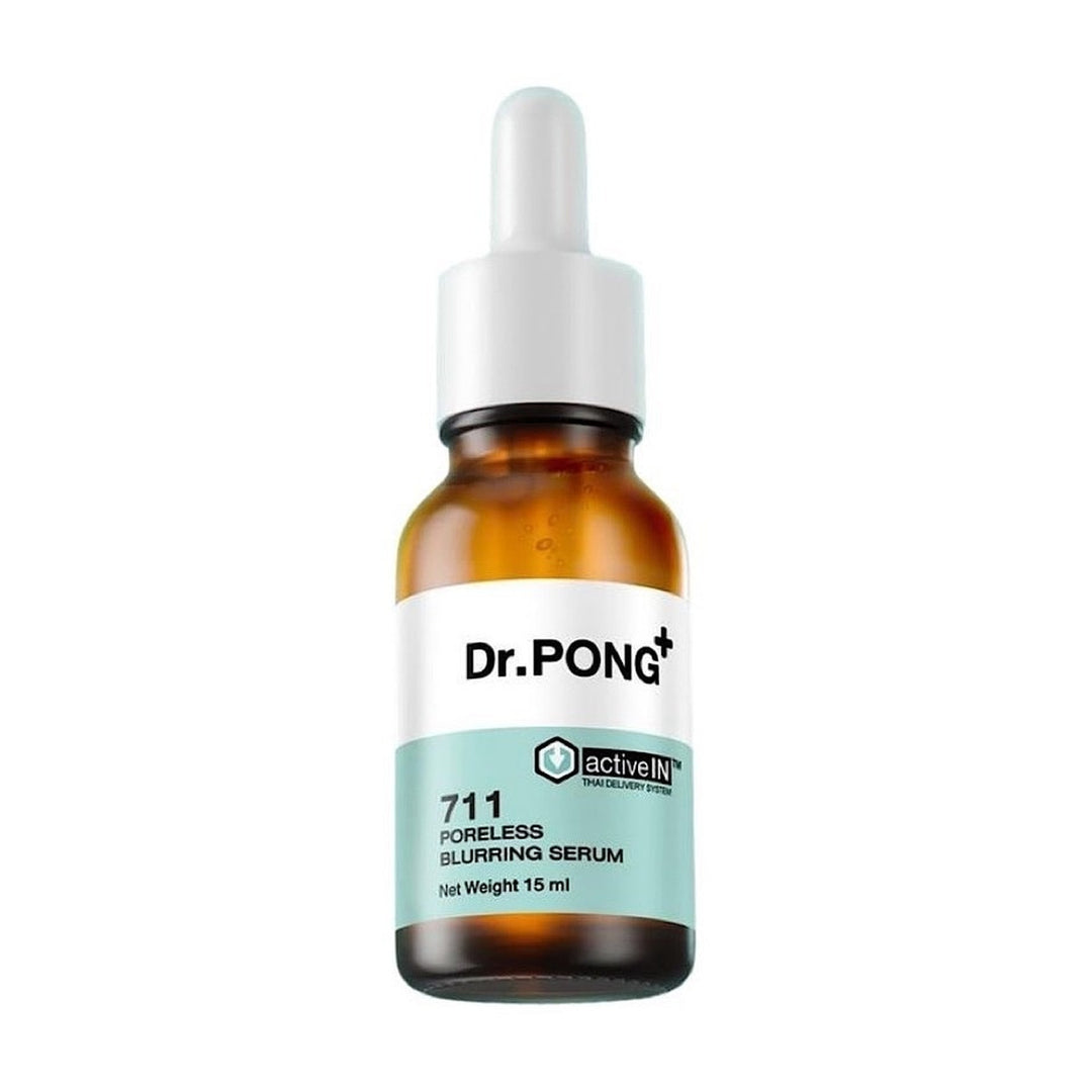 Dr.PONG activeIN 711 Poreless Blurring 15 ml bottle on a pure white background