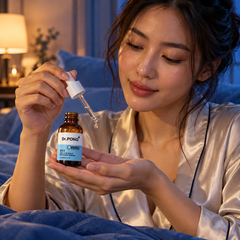 Dr.PONG activeIN 911 HYA Late Night Recovery 15 ml serum used in a lifestyle setting