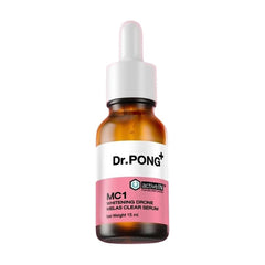 Dr.PONG activeIN MC1 Whitening Drone Melas Clear 15 ml bottle on a pure white background