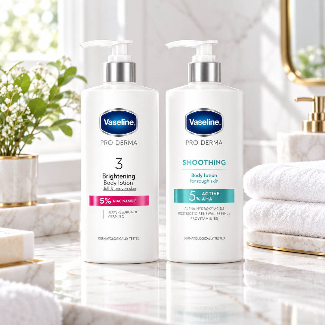 Vaseline Pro Derma Brightening and Smoothing lifestyle