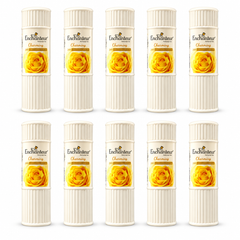 Enchanteur Charming Perfumed Talc 100 g – 10 Bottles on white background