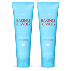 ETUDE Baking Powder Crunch Pore Scrub 200g – 2 Tubes on white background
