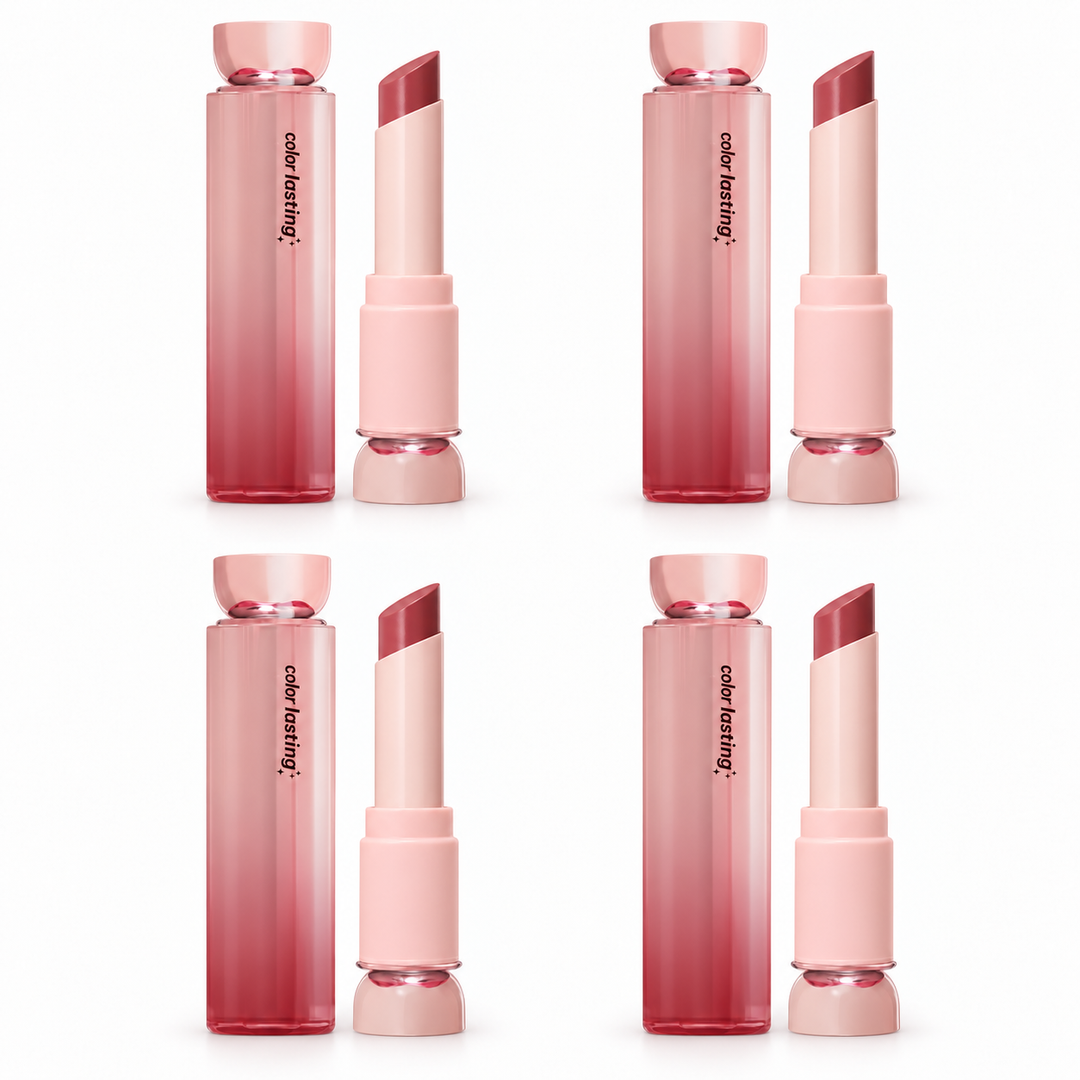ETUDE Color Lasting Glow Stick Lip – 4 Units on white background