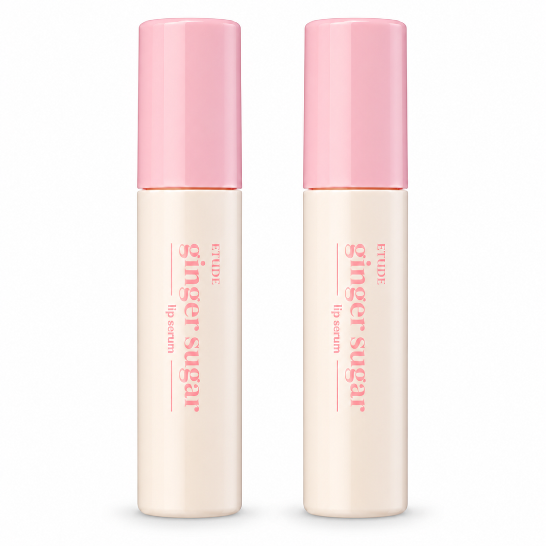 ETUDE Ginger Sugar Lip Serum 13g – 2 Units on white background