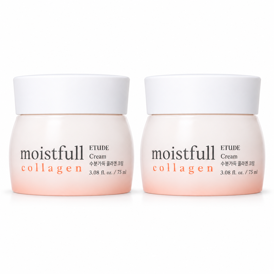 ETUDE Moistfull Collagen Cream 75ml – 2 Units on white background