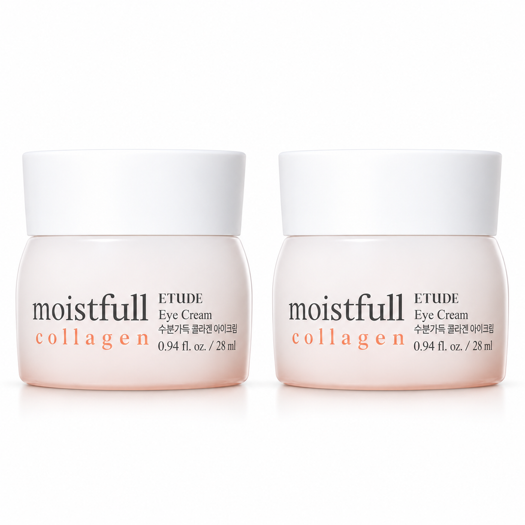 ETUDE Moistfull Collagen Eye Cream 28ml – 2 Units on white background