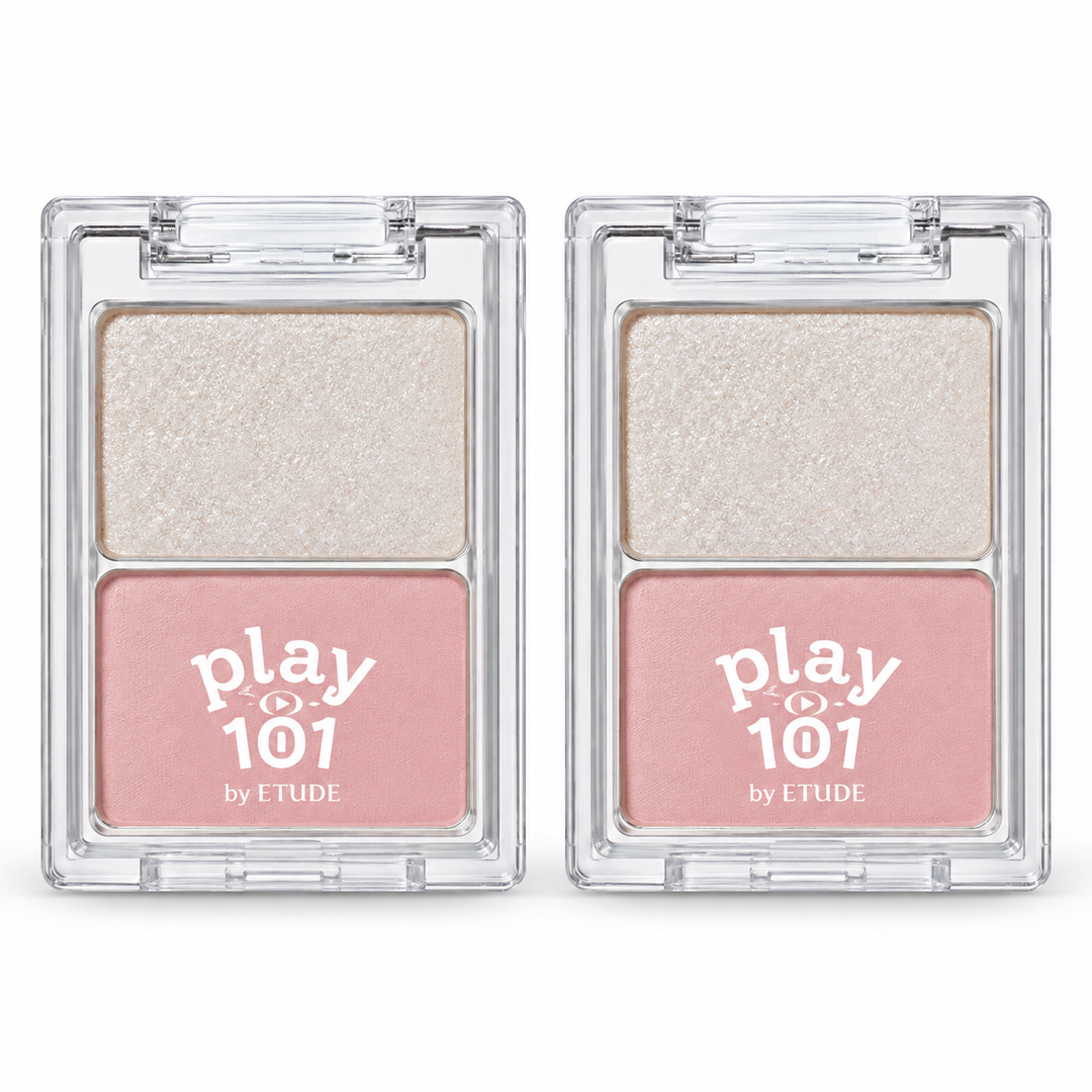 ETUDE Play101 Multi-Blending Piece Highlighter 1.5g – 2 Units on white background