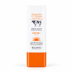 Scentio Milk Plus Encapsulate Sunscreen UV Protection SPF 50+ PA+++ 30 ml — on white background