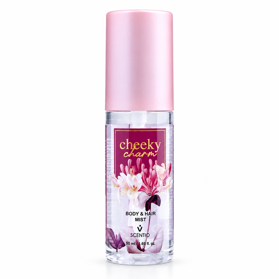 Scentio Cheeky Charm Body & Hair Mist 50 ml — on white background