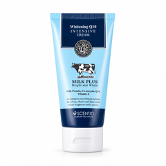 Scentio Milk Plus Whitening Q10 Intensive Cream 50 g — on white background