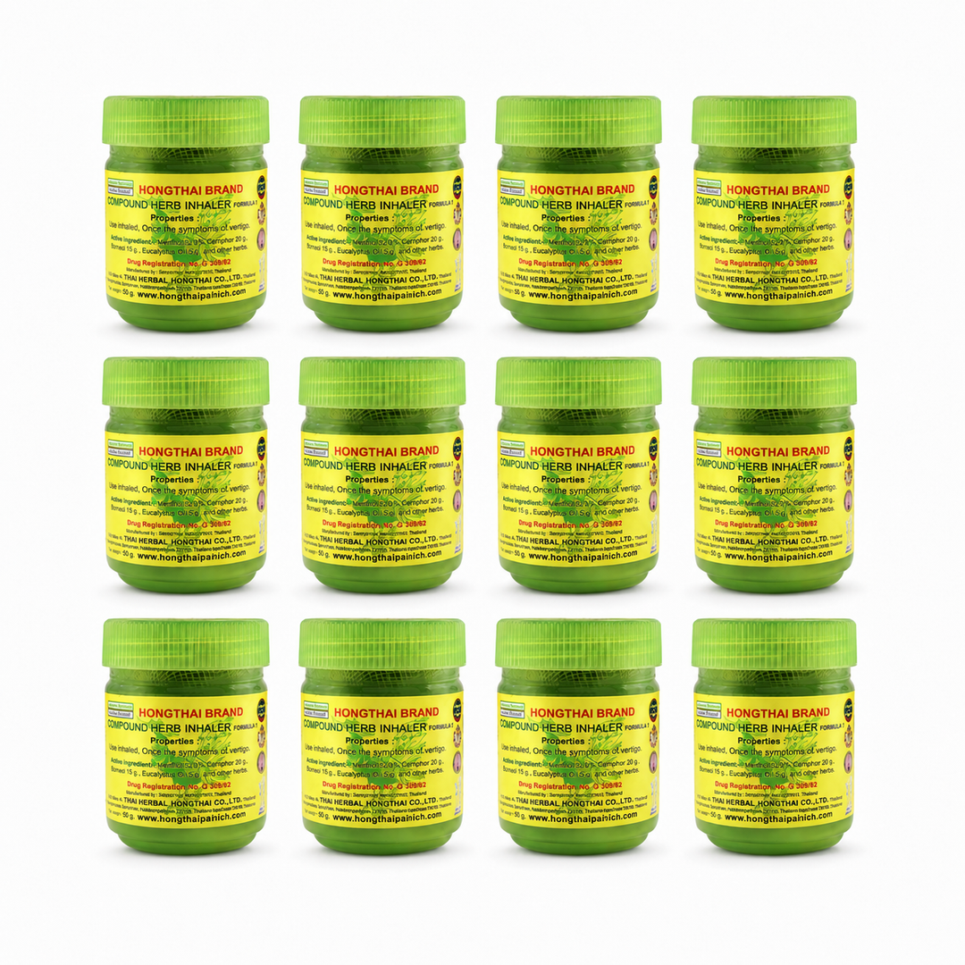 Original Hong Thai Herbal Inhaler Formula 2 – Pack of 12