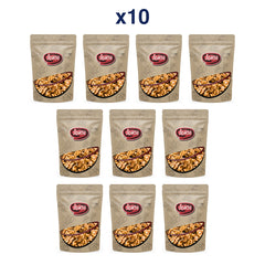 Rom-Wong Plain Roasted Walnut Kernels — 10 sealed retail pouches