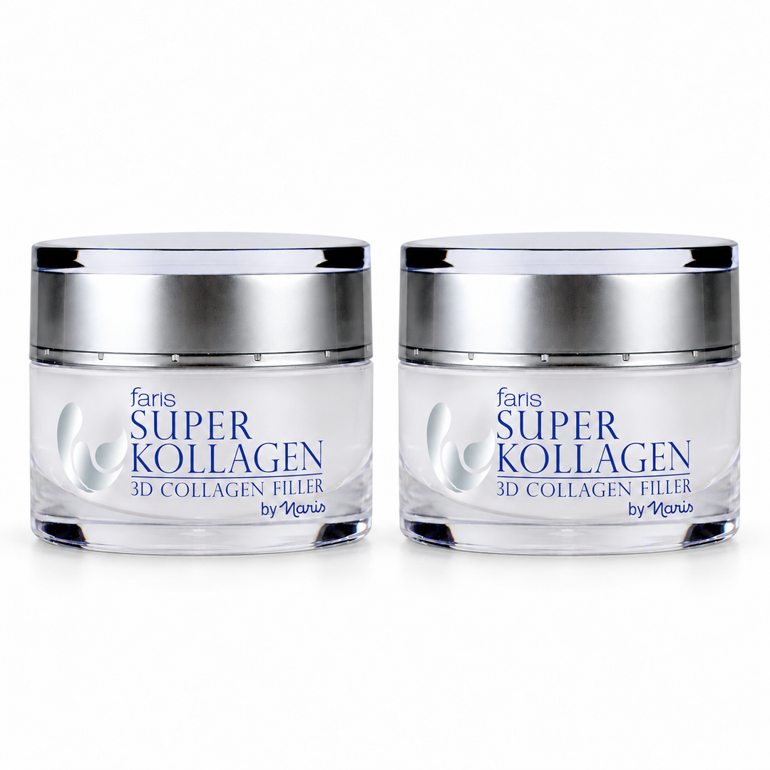 Faris by Naris Super Kollagen 3D Collagen Filler 30 g – 2 Bottles on white background