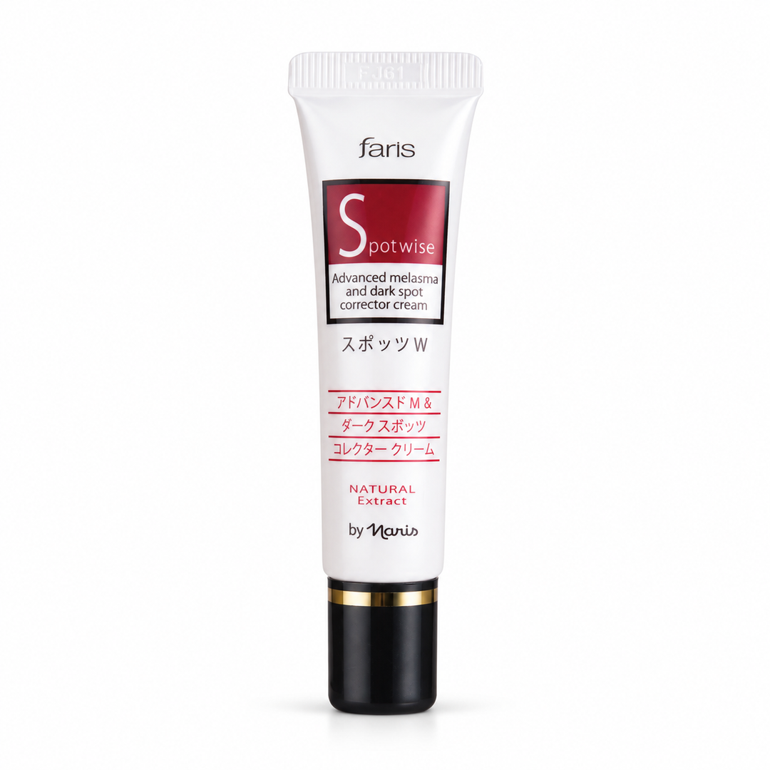Faris by Naris Spotwise Advanced Dark Spot Corrector Cream 10 g on white background