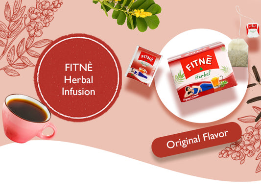 Fitne Herbal Infusion Original – Natural Slimming & Detox Tea with Senna Leaves, 2 packs x 40 sachets = 80 sachets