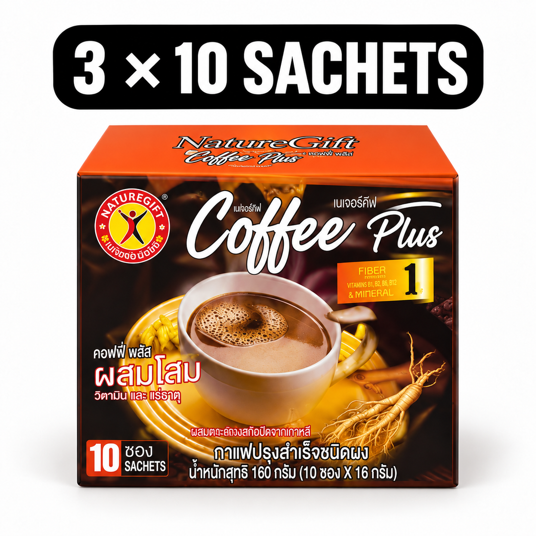 NatureGift Coffee Plus — 3 × 10 sachets
