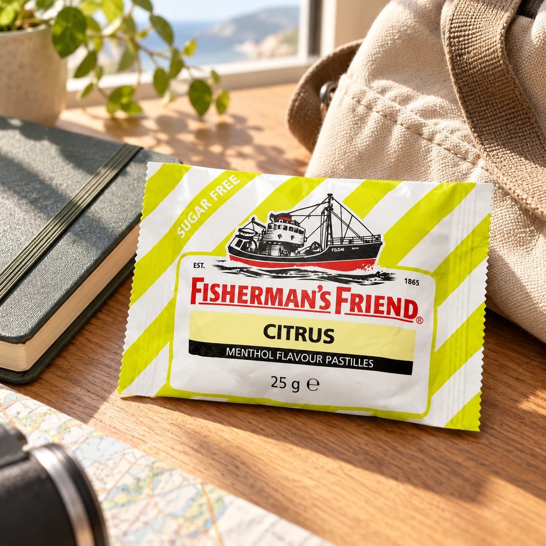 Fisherman's Friend Citrus Sugar Free Lozenges 25 g — lifestyle view