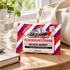 Fisherman's Friend Mixed Berry Sugar Free Lozenges 25 g — lifestyle view