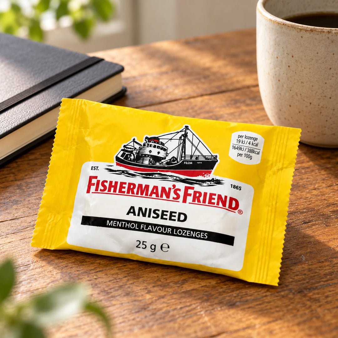 Fisherman's Friend Aniseed Lozenges 25 g — lifestyle view
