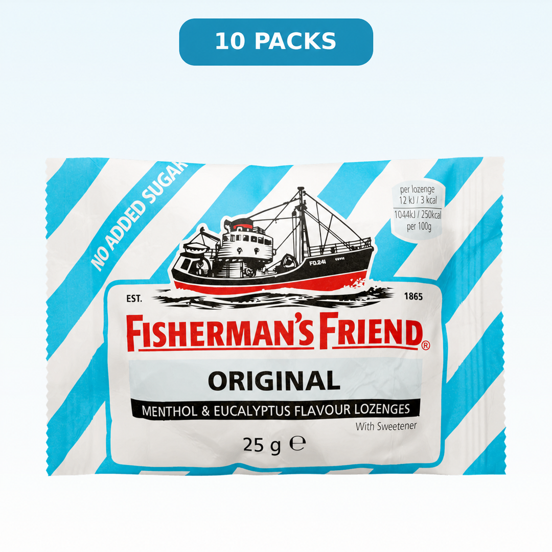 Fisherman's Friend Original No Added Sugar Lozenges — 10 packs