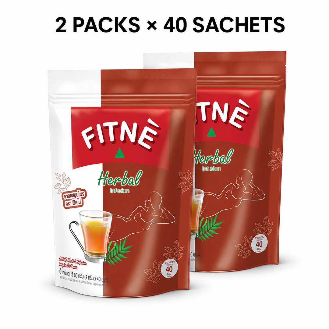 FITNÉ Herbal Infusion Original bundle of 2 packs with 40 sachets each