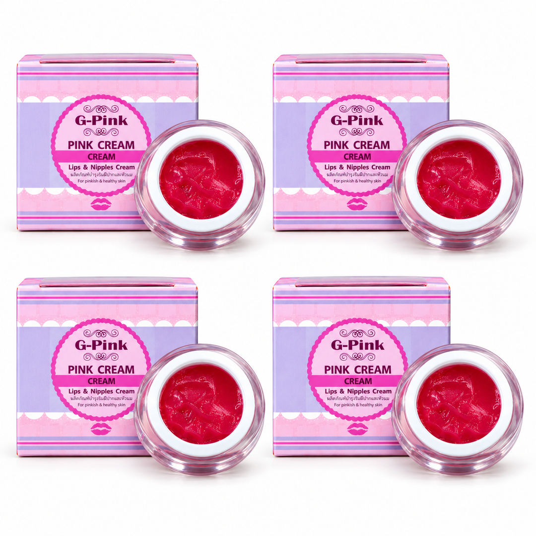 G-Pink Pink Cream for Lips & Delicate Areas 5 g – 4 Jars