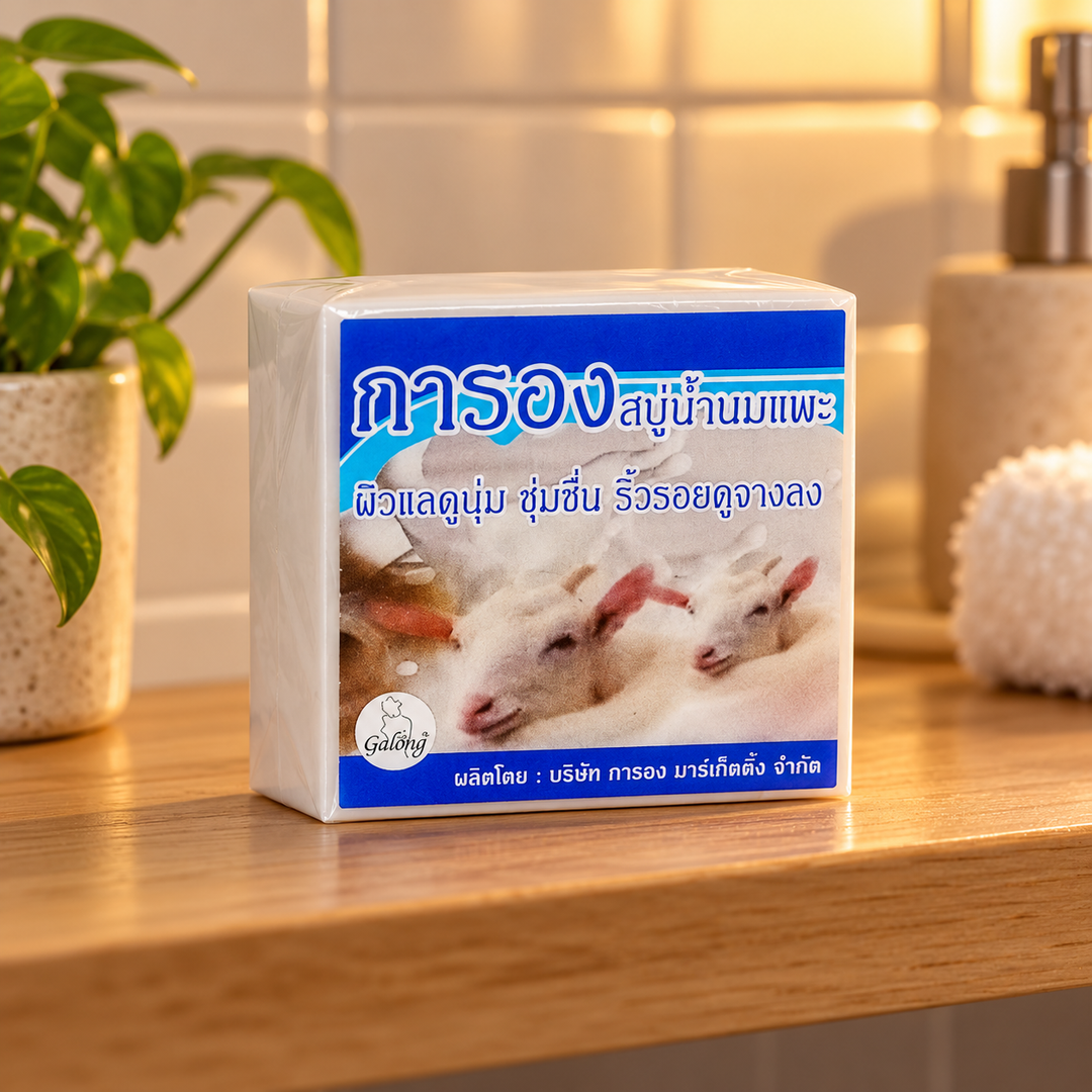 Galong Goat Milk Soap 65 g — lifestyle view