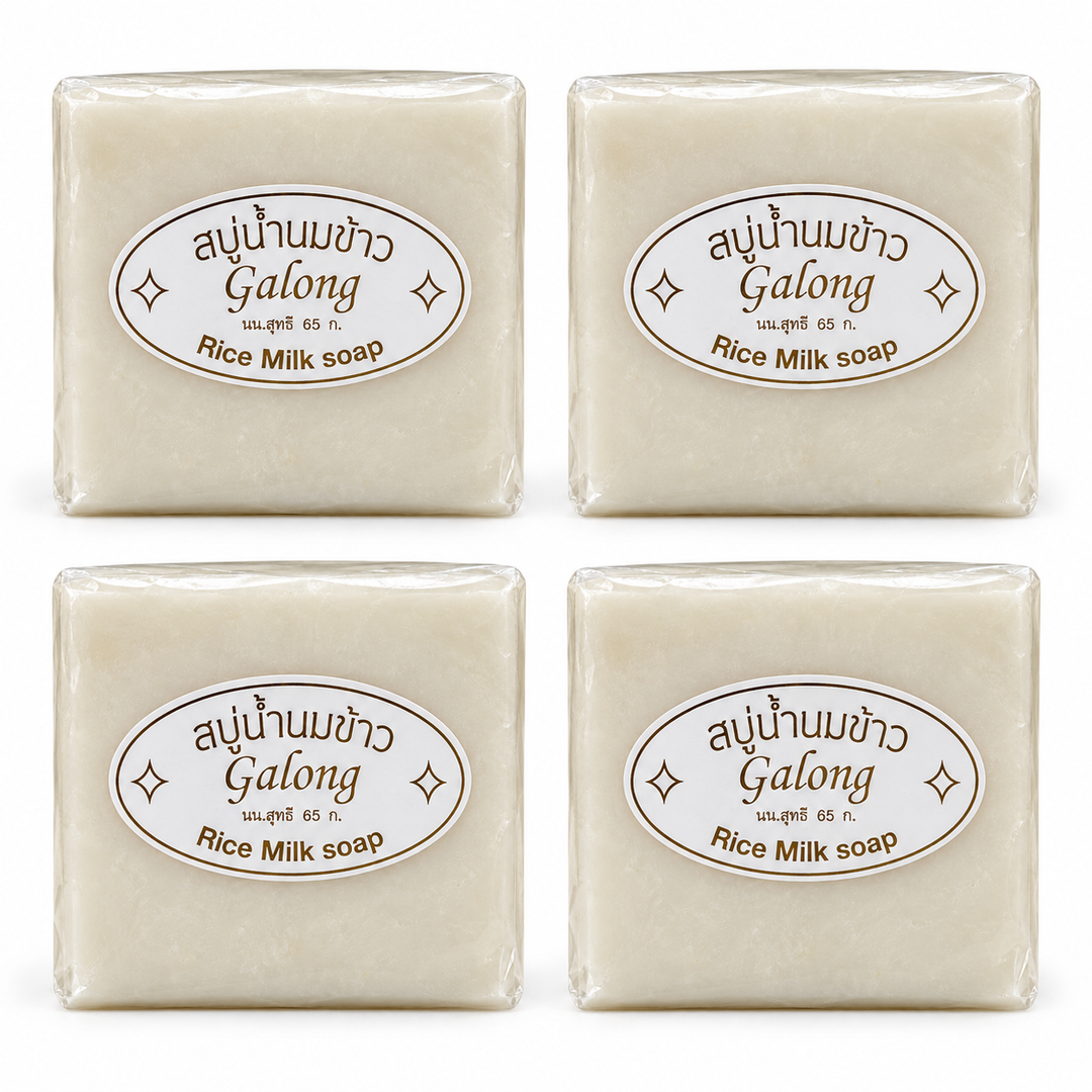 Galong Rice Milk Natural Soap 65 g – 4 Bars