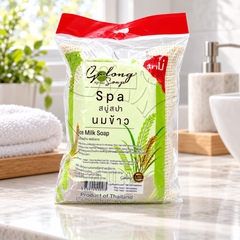 Galong Spa Rice Milk Soap 100 g — retail packaging detail