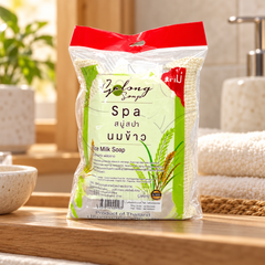 Galong Spa Rice Milk Soap 100 g — lifestyle view