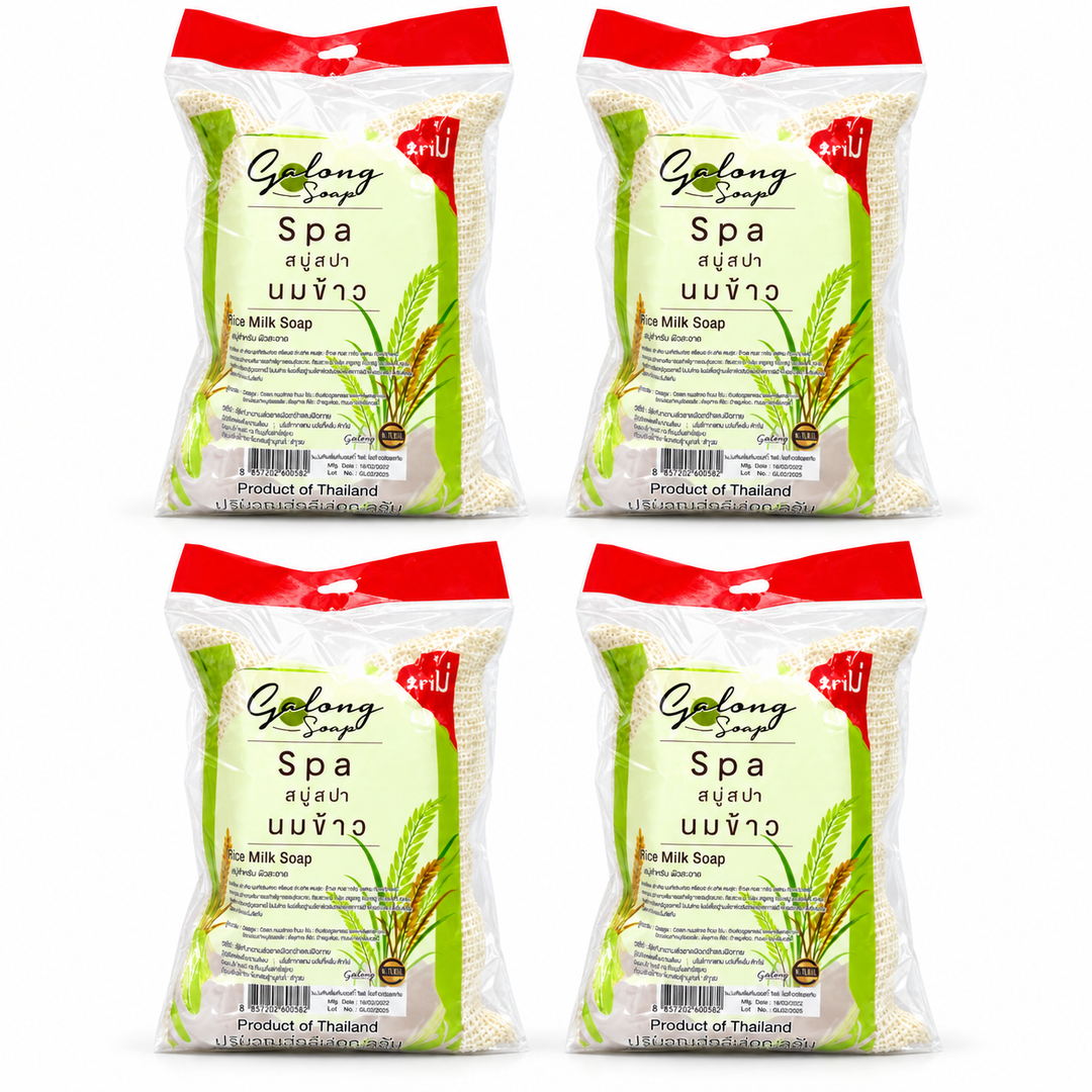 Galong Spa Rice Milk Soap 100 g – 4 Bars