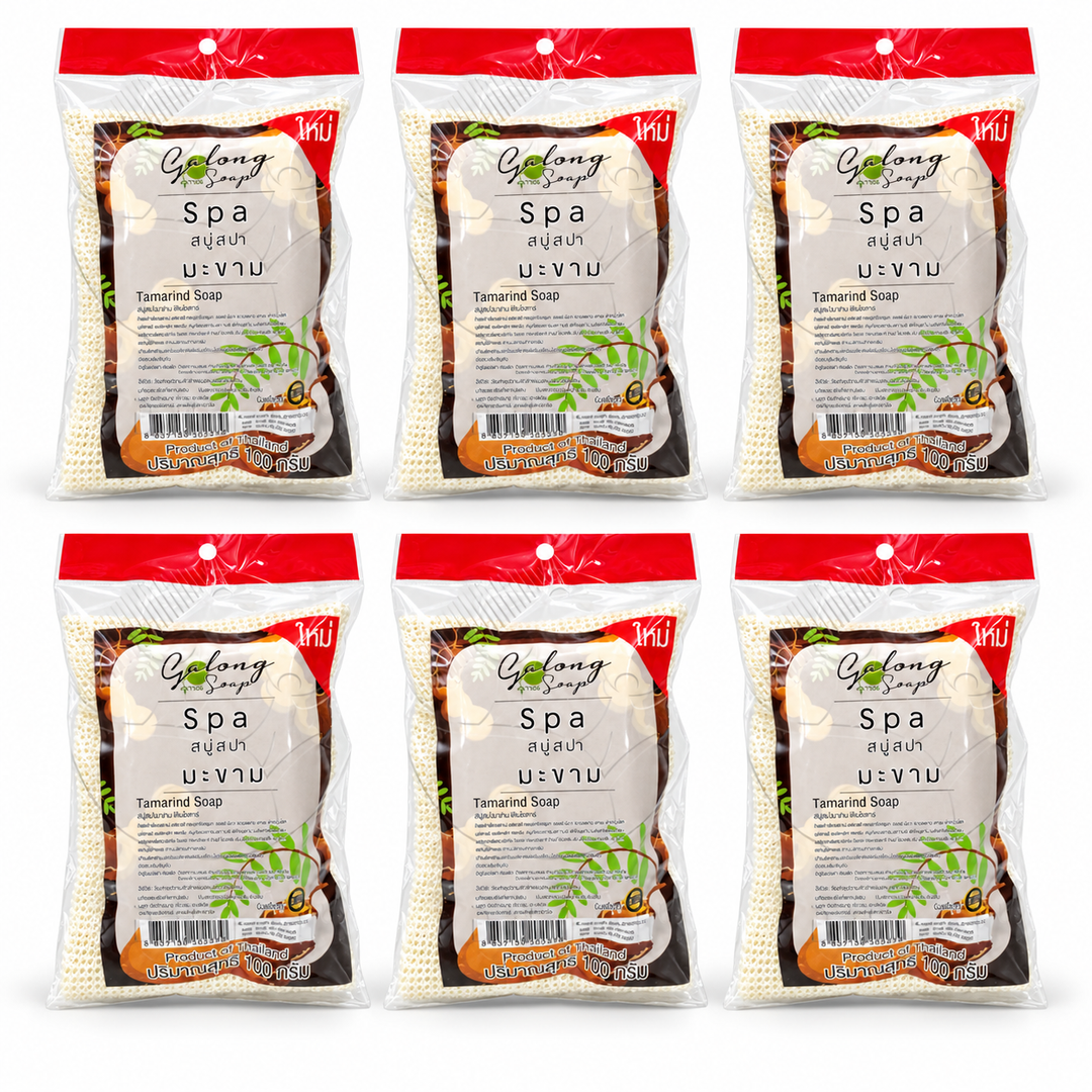 Galong Spa Tamarind Soap 100 g – 6 Bars