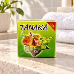 Galong Thanaka Honey & Lemon Soap 65 g — retail packaging detail