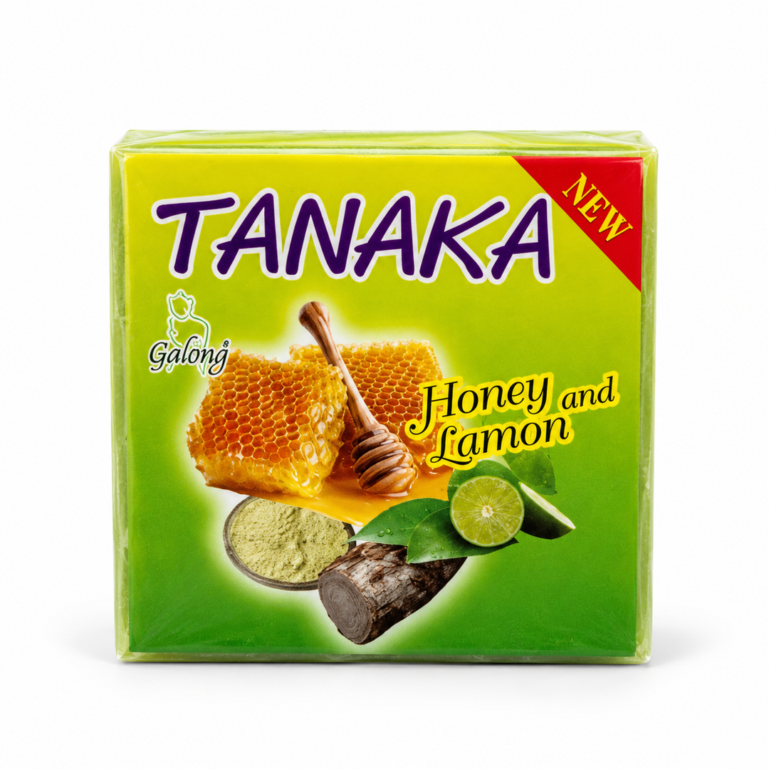 Galong Thanaka Honey & Lemon Soap 65 g on white background