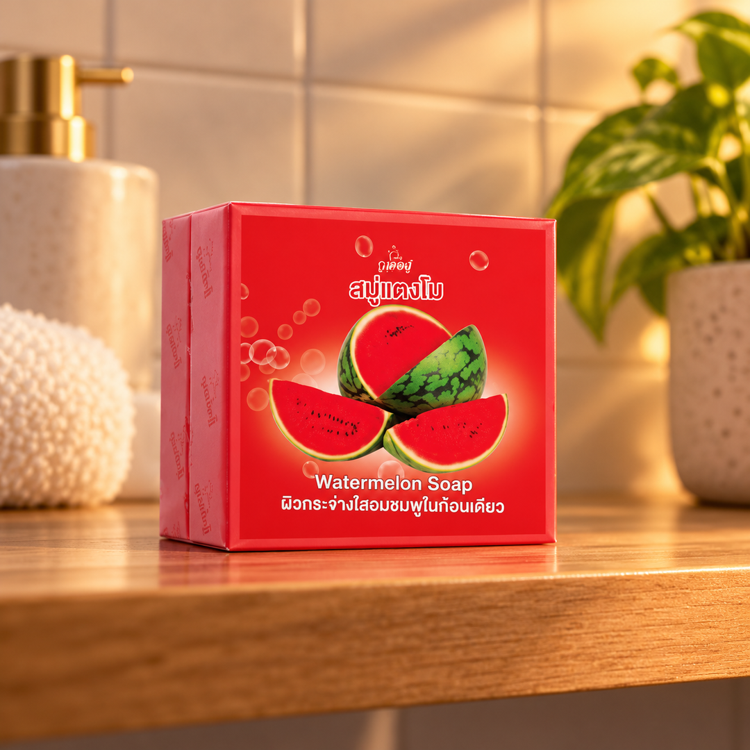 Galong Watermelon Soap 65 g — lifestyle view