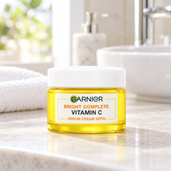 Garnier Bright Complete Brightening Day Serum Cream SPF30 PA+++ 50 ml — retail packaging detail