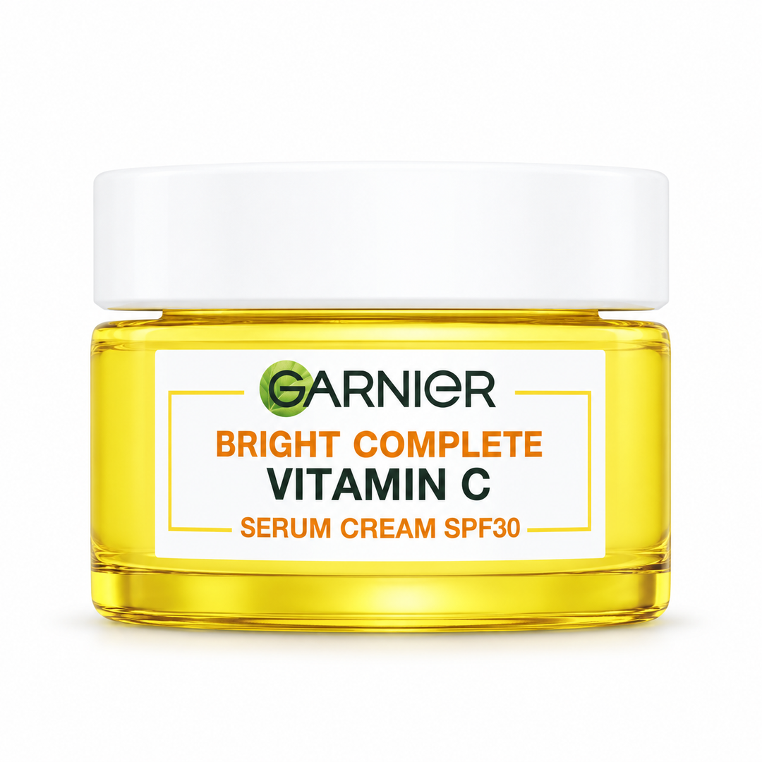 garnier bright day — white background