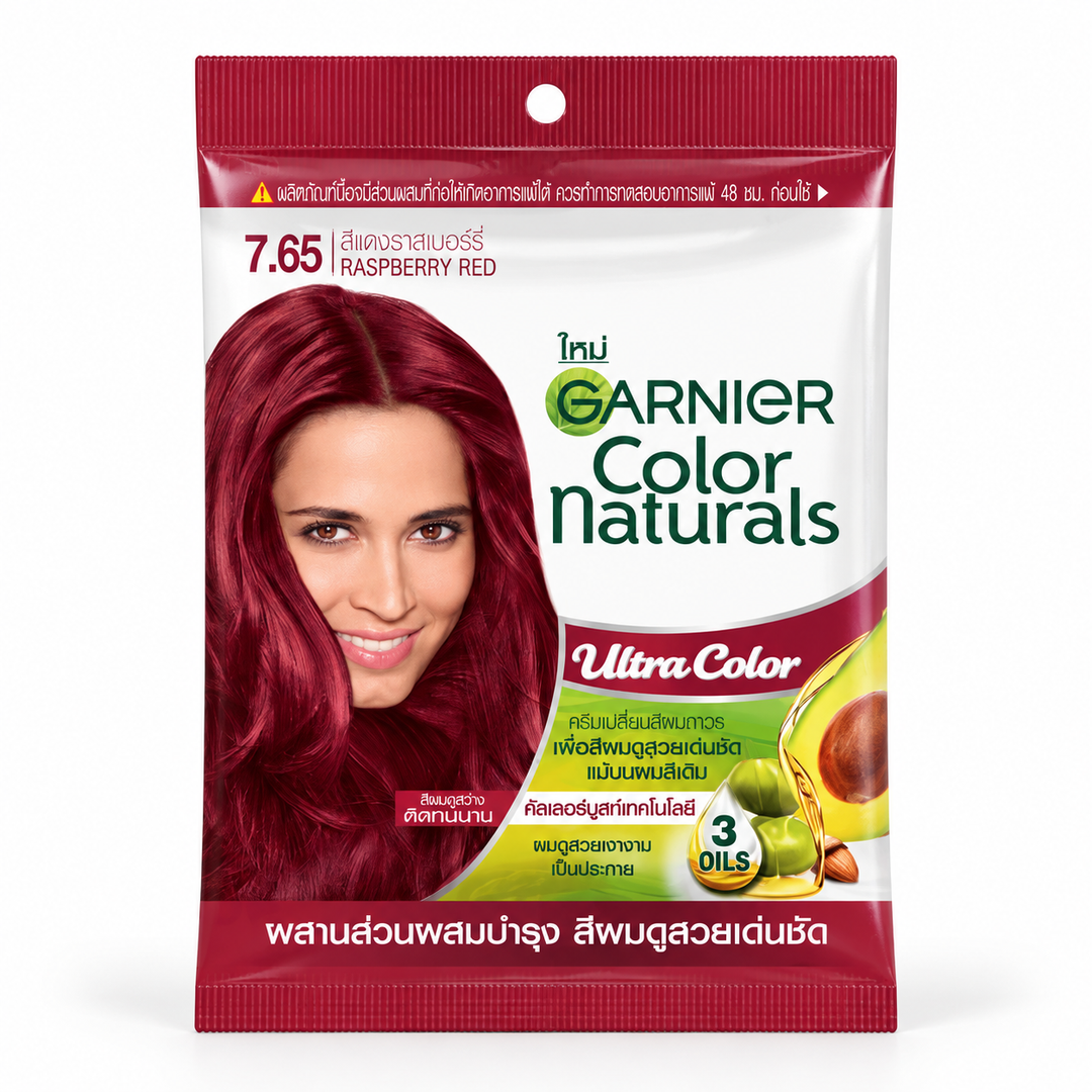 Garnier Color Naturals Ultra Color 7.65 Raspberry Red – main