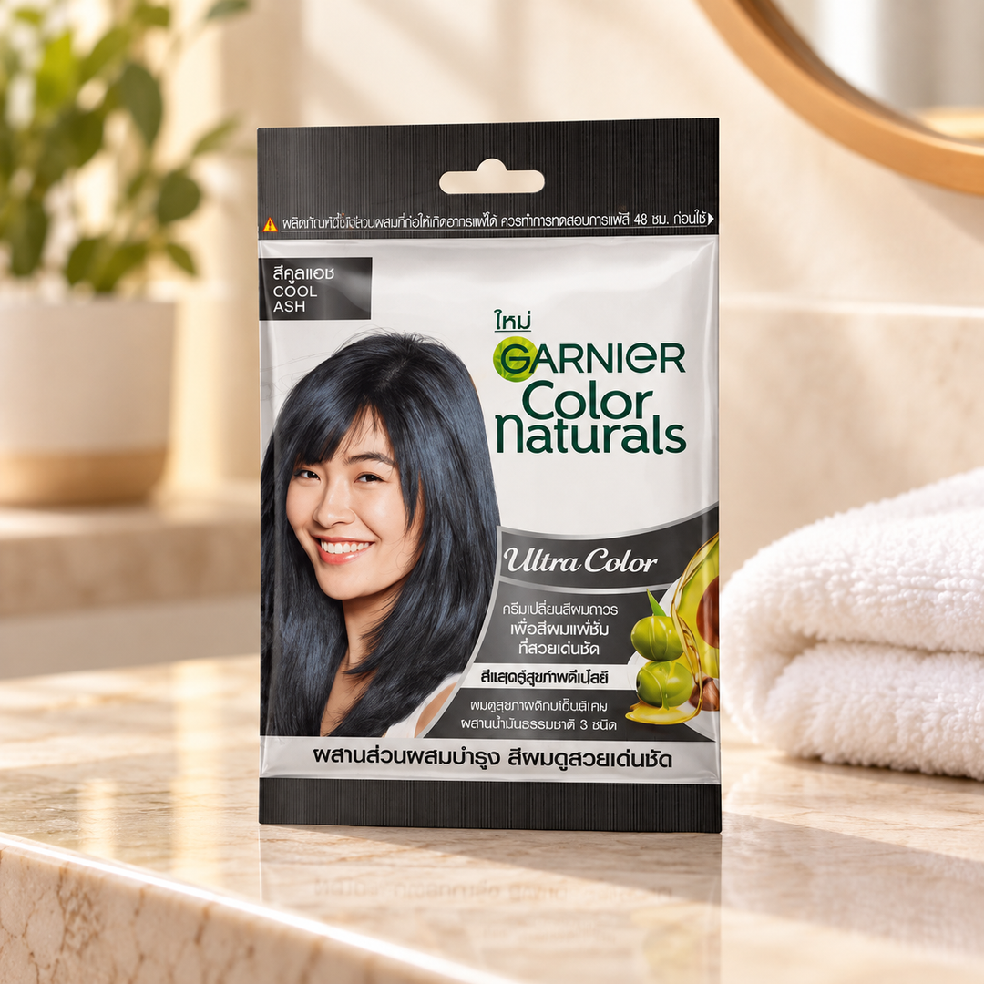 Garnier Color Naturals Ultra Color Cool Ash — lifestyle view