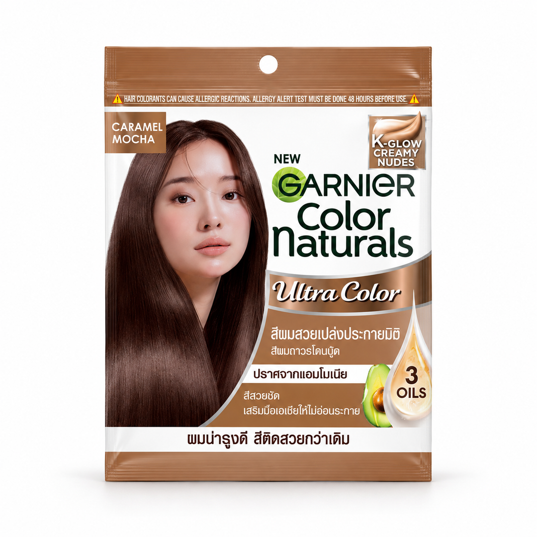 Garnier Color Naturals K-Glow Creamy Nudes Caramel Mocha – main