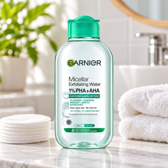 Garnier Micellar Exfoliating Water 1% PHA+AHA 125 ml — lifestyle view