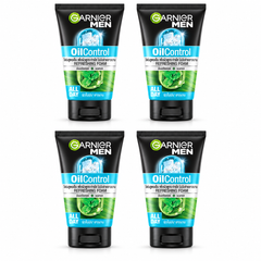 Garnier Men Oil Control Brightening Cooling Foam 100 ml – 4 Tubes