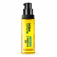 Garnier Men Turbo Bright Super Serum Gel 30 ml on white background