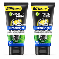 Garnier Men Turbo Bright Super Duo Foam 150 ml – 2 Tubes