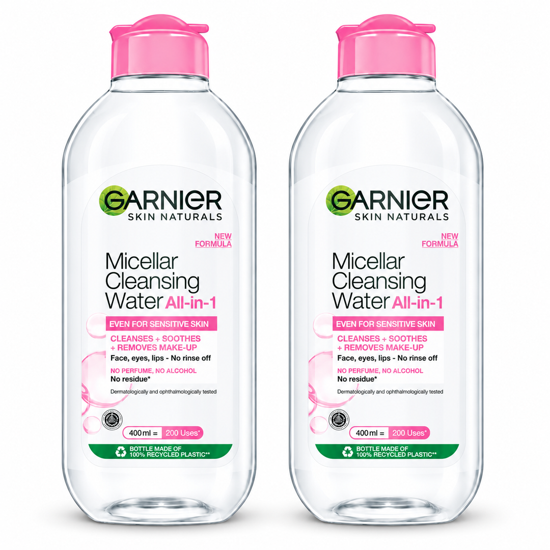 Garnier Micellar Cleansing Water for Sensitive Skin 400 ml – 2 Bottles