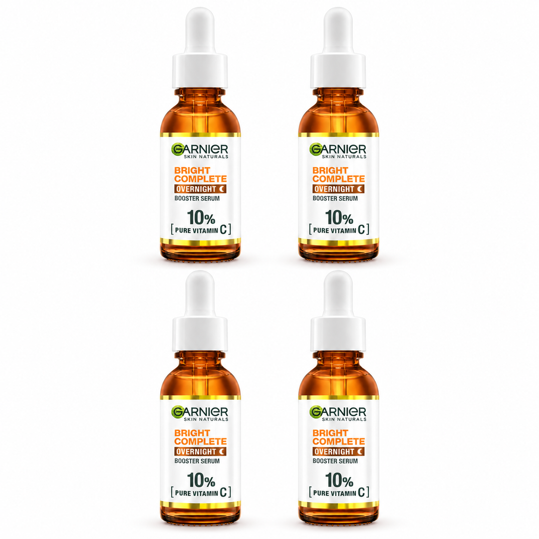 Garnier Bright Complete Overnight Booster Serum 30 ml – 4 Bottles