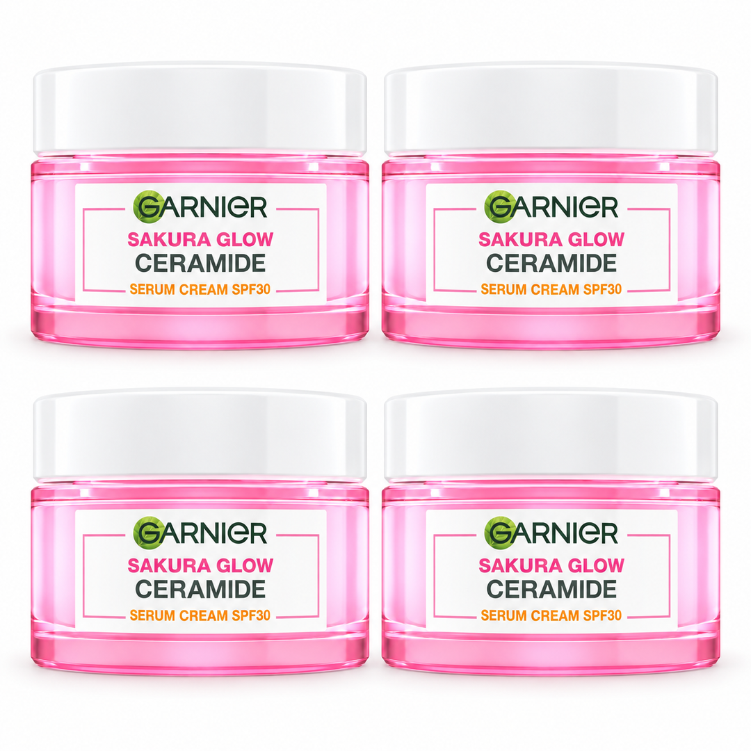 Garnier Sakura Glow Ceramide Day Serum Cream SPF30 PA+++ 50 ml – 4 Jars